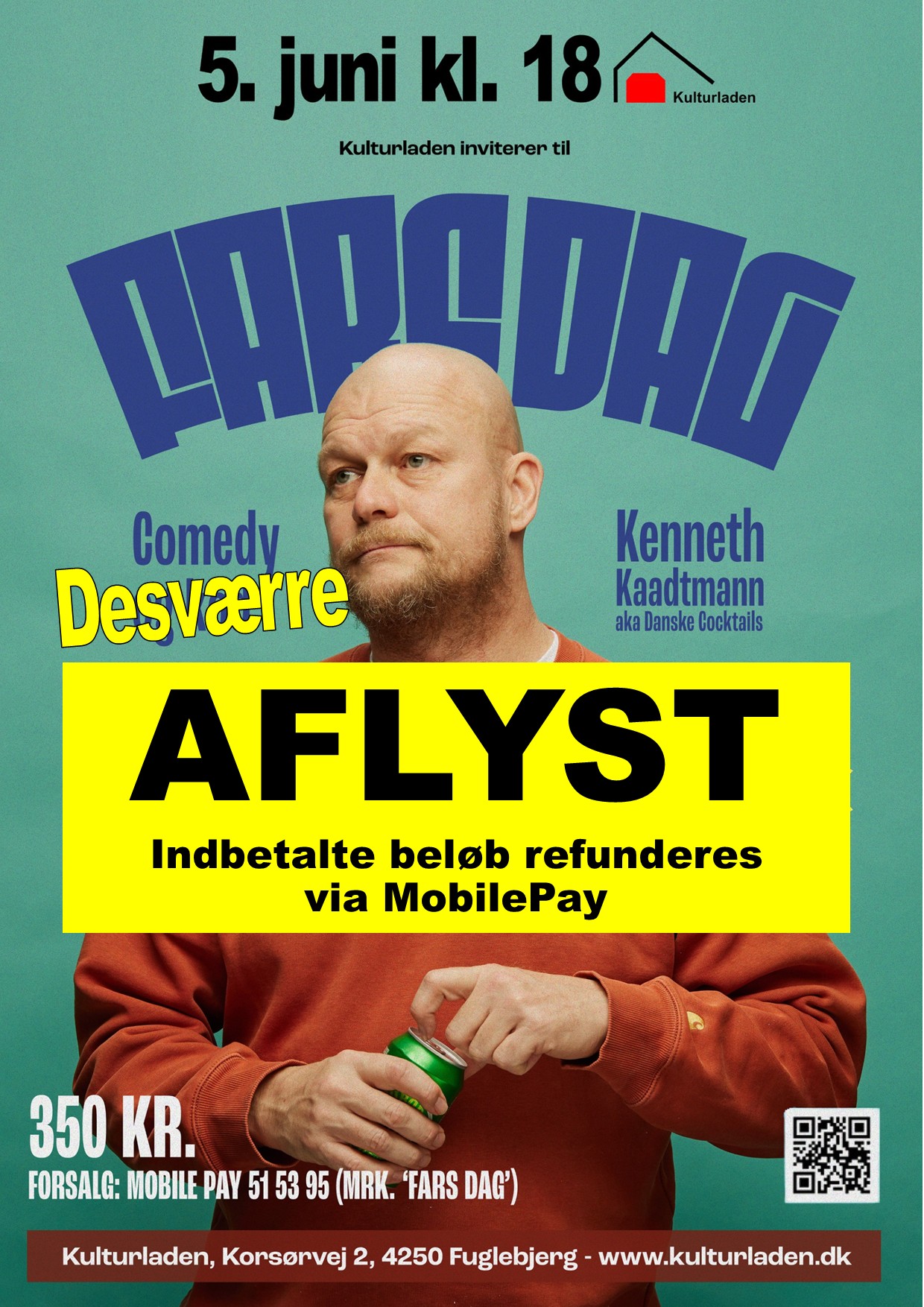 Fars Dag 2 aflysning