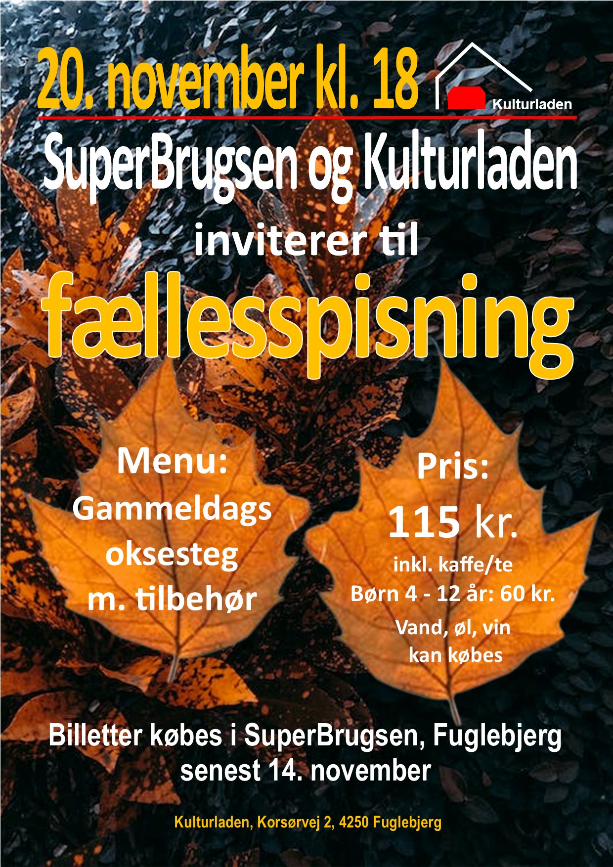 Fællesspisning november